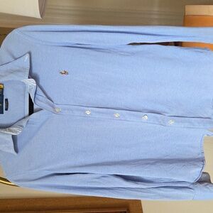 Polo by Ralph Lauren Women's Sky Blue Button Down Shirt